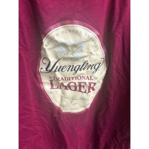 Yuengling Traditional Lager Tank Top Mens Medium Burgundy‎ Racerback Graphic Tee